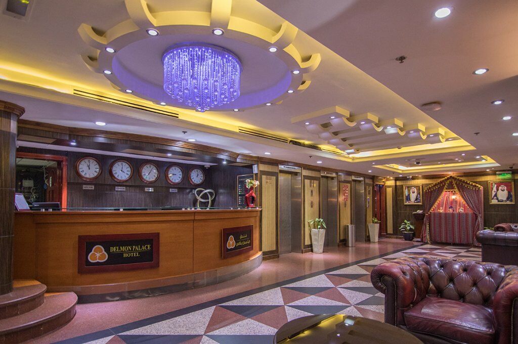 Delmon Palace Hotel Dubai Interior foto